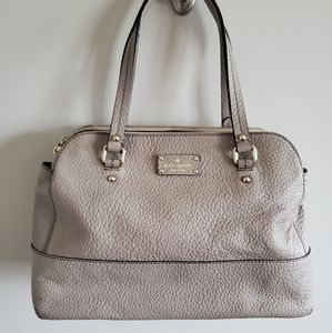 Kate Spade satchel tote taupe
